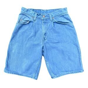 Vintage men's Levi's 550 baggy denim shorts size 29